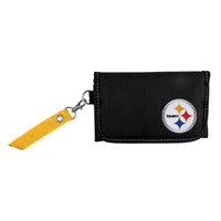 Wholesale Pittsburgh Steelers Ribbon Organizer Wallet Gray