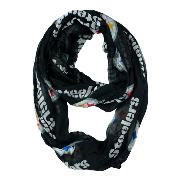 Wholesale Pittsburgh Steelers Sheer Infinity Scarf