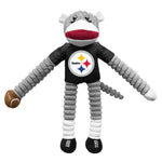 Wholesale Pittsburgh Steelers Team Sock Monkey Pet Toy