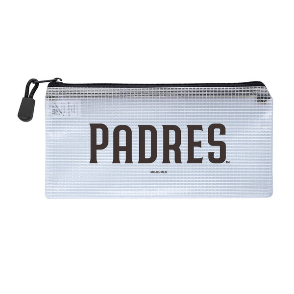 Wholesale San Diego Padres MLB / PBG002 - Clear Zippered Bags