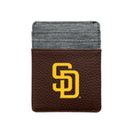 Wholesale San Diego Padres Pebble Front Pocket Wallet