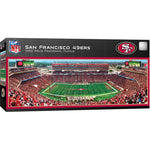 Wholesale San Francisco 49ers - 1000 Piece Panoramic Jigsaw Puzzle - Center View