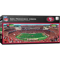 Wholesale San Francisco 49ers - 1000 Piece Panoramic Jigsaw Puzzle - Center View
