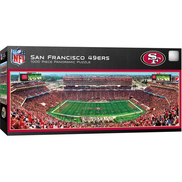 Wholesale San Francisco 49ers - 1000 Piece Panoramic Jigsaw Puzzle - Center View