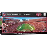 Wholesale San Francisco 49ers - 1000 Piece Panoramic Jigsaw Puzzle - End View