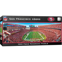 Wholesale San Francisco 49ers - 1000 Piece Panoramic Jigsaw Puzzle - End View