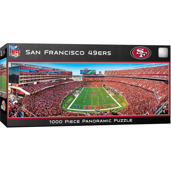 Wholesale San Francisco 49ers - 1000 Piece Panoramic Jigsaw Puzzle - End View