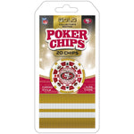 Wholesale San Francisco 49ers 20 Piece Poker Chips