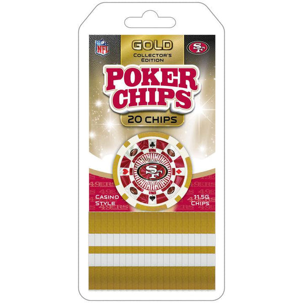 Wholesale San Francisco 49ers 20 Piece Poker Chips