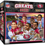 Wholesale San Francisco 49ers - All Time Greats 500 Piece Jigsaw Puzzle
