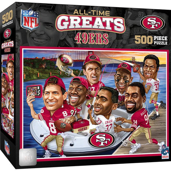 Wholesale San Francisco 49ers - All Time Greats 500 Piece Jigsaw Puzzle