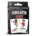 Wholesale San Francisco 49ers All-Time Greats Playing Cards - 54 Card Deck