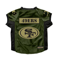 Wholesale San Francisco 49ers Big Valor Pet Stretch Jersey