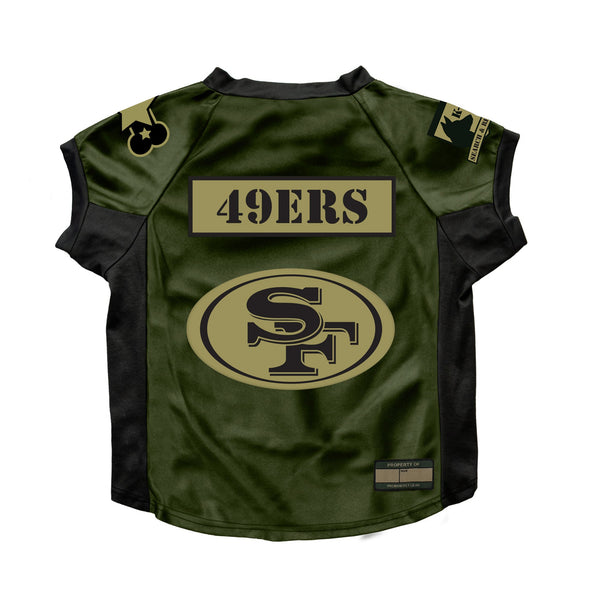 Wholesale San Francisco 49ers Big Valor Pet Stretch Jersey