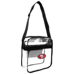 Wholesale San Francisco 49ers Clear Carryall Crossbody