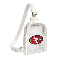 Wholesale San Francisco 49ers Clear Mini Sling