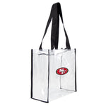 Wholesale San Francisco 49ers Clear Square Stadium Tote
