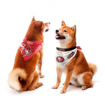 Wholesale San Francisco 49ers Home and Away Pet Bandana Set