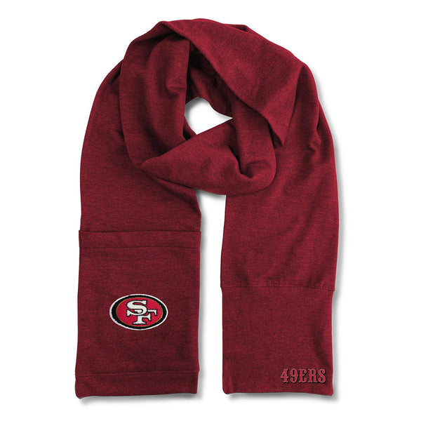 Wholesale San Francisco 49ers Jimmy Bean 4 in 1 Scarf DRED