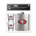 Wholesale San Francisco 49ers NFL / FSK001 - Flask Shot Glasses Set