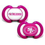 Wholesale San Francisco 49ers - Pink Pacifier 2-Pack