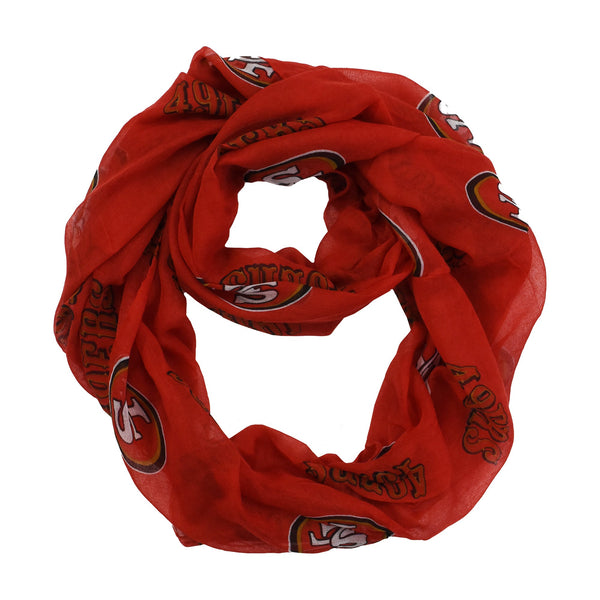 Wholesale San Francisco 49ers Sheer Infinity Scarf
