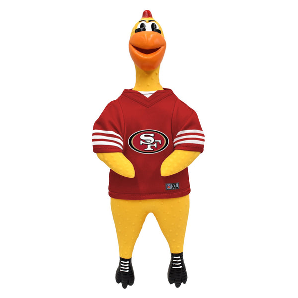 Wholesale San Francisco 49ers Team Rubber Chicken Toy