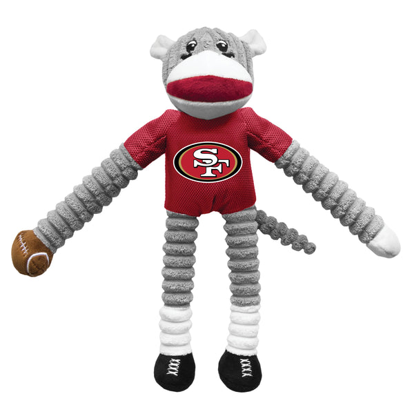 Wholesale San Francisco 49ers Team Sock Monkey Pet Toy