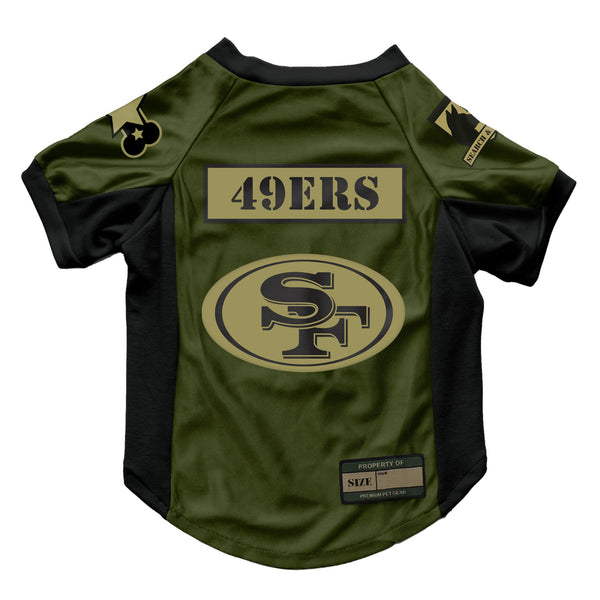 Wholesale San Francisco 49ers Valor Pet Stretch Jersey