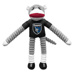 Wholesale San Jose Earthquakes Team Sock Monkey Pet Toy Soccer