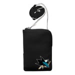 Wholesale San Jose Sharks Pebble Smart Purse Black