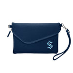 Wholesale Seattle Kraken Fold Over Crossbody Pebble NAVY
