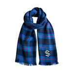 Wholesale Seattle Kraken Plaid Blanket Scarf NV-RED