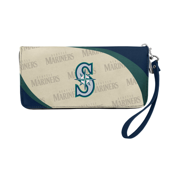 Wholesale Seattle Mariners Curve Zip Organizer Wallet