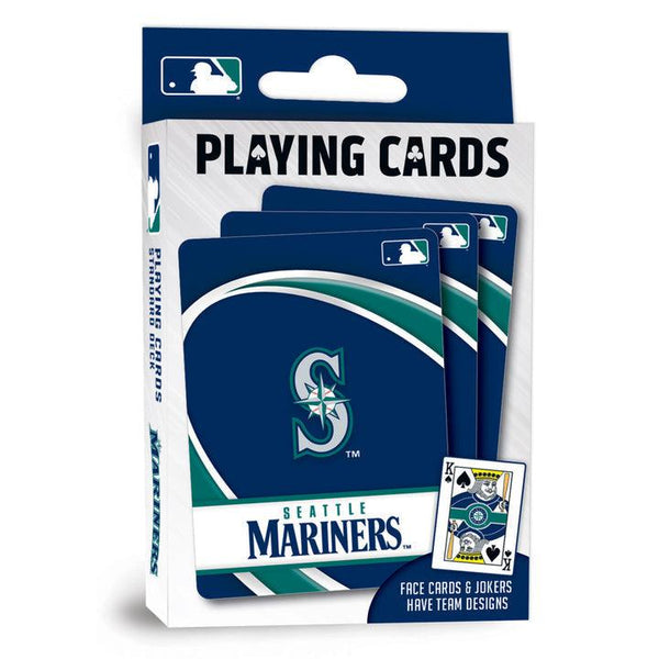 Wholesale Seattle Mariners Playing Cards - 54 Card Deck