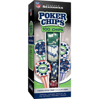 Wholesale Seattle Seahawks 100 Piece Poker Chips