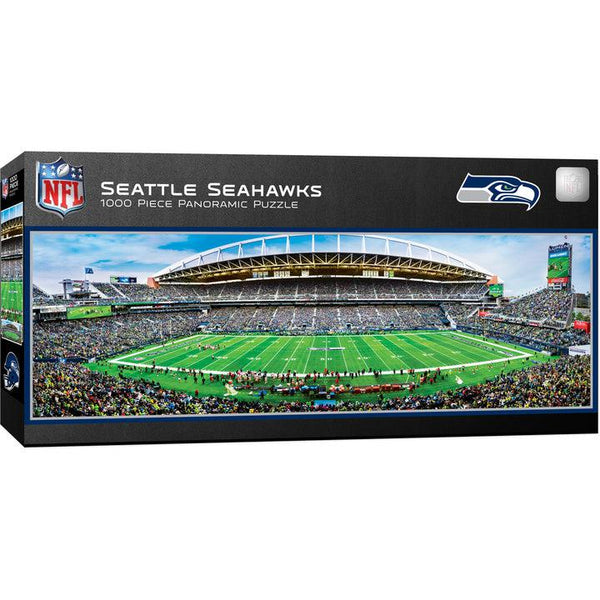 Wholesale Seattle Seahawks - 1000 Piece Panoramic Jigsaw Puzzle - Center View