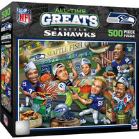 Wholesale Seattle Seahawks - All Time Greats 500 Piece Jigsaw Puzzle