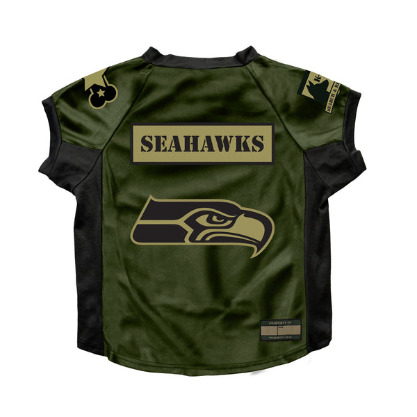 Wholesale Seattle Seahawks Big Valor Pet Stretch Jersey