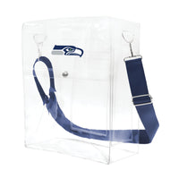 Wholesale Seattle Seahawks Clear Ticket Satchel Alt