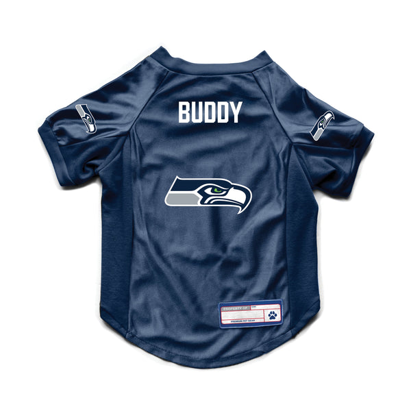 Wholesale Seattle Seahawks Custom Pet Stretch Jersey