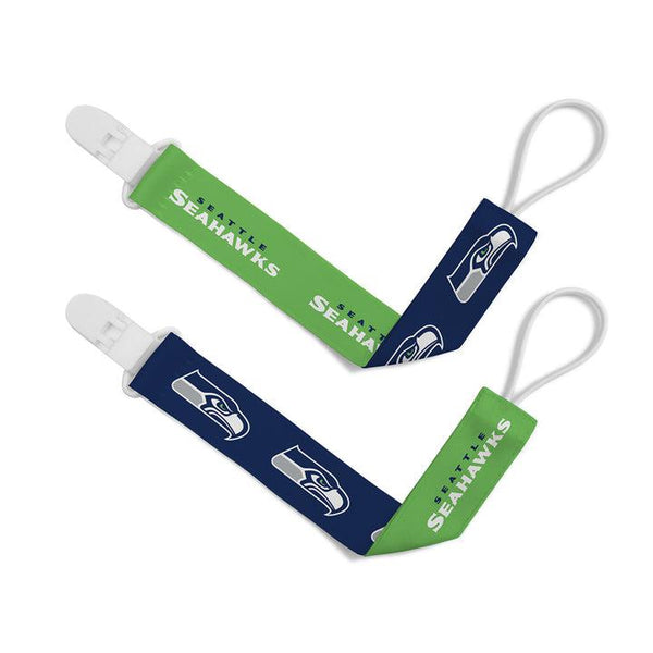 Wholesale Seattle Seahawks - Pacifier Clip 2-Pack