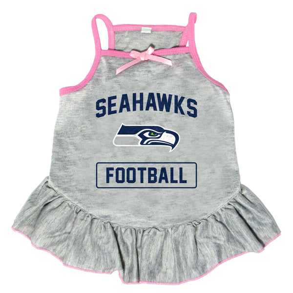 Wholesale Seattle Seahawks Pet Dress Grey Type- Assorted Sizes