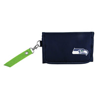 Wholesale Seattle Seahawks Ribbon Organizer Wallet Lime