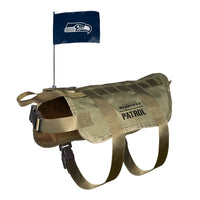 Wholesale Seattle Seahawks Tactical Pet Vest M/L