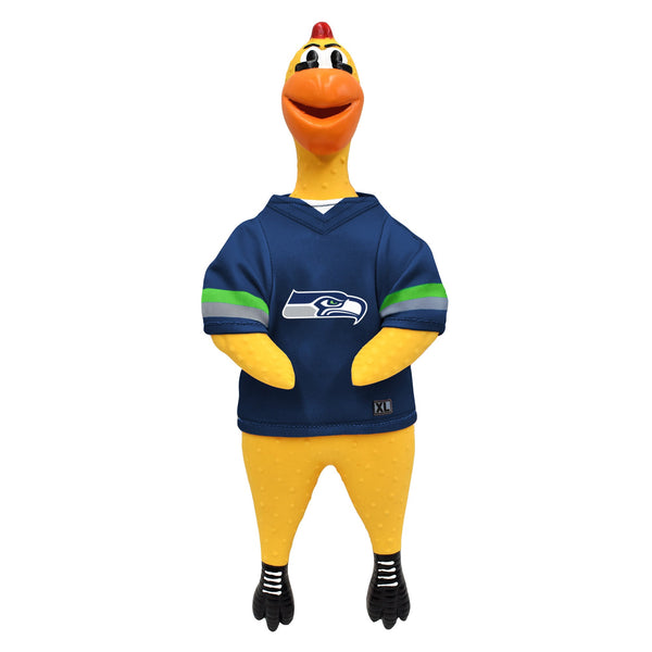 Wholesale Seattle Seahawks Team Rubber Chicken Toy