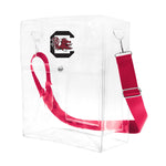 Wholesale South Carolina Gamecocks Clear Ticket Satchel Alt