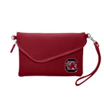 Wholesale South Carolina Gamecocks Fold Over Crossbody Pebble Maroon
