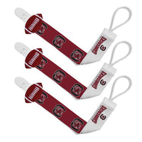 Wholesale South Carolina Gamecocks - Pacifier Clip 3-Pack