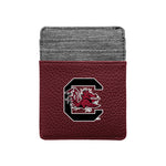 Wholesale South Carolina Gamecocks Pebble Front Pocket Wallet MARN